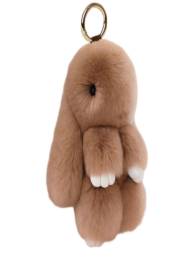Bandfol Fluffy Bunny Keychain Plush Lulu Bunny Keychain for Women, Soft Rabbit Cute Bag Charms for Easter Birthday Gift - Image 1